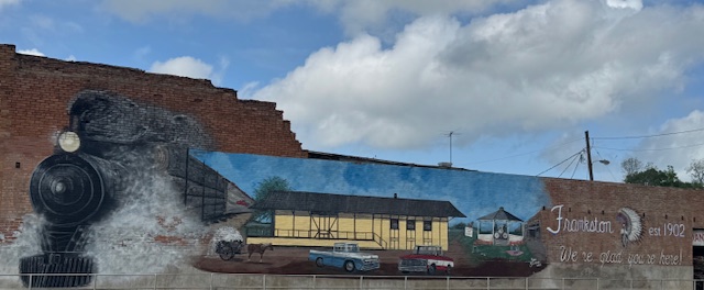 Ellis Mercantile Train Mural