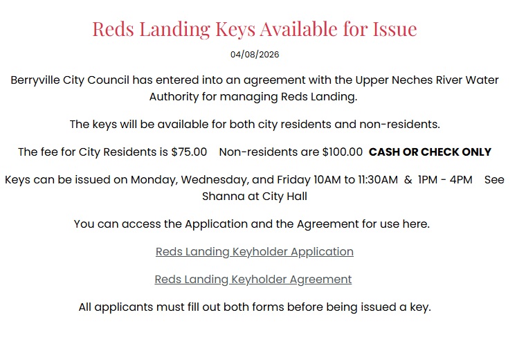 Reds Landing Keys Available for Issue